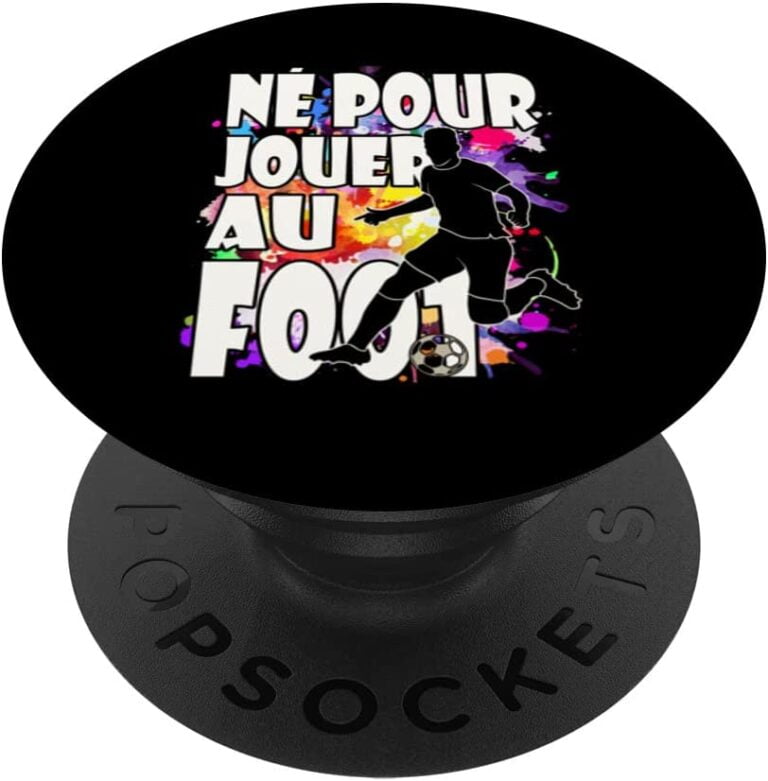 popsocket foot cadeau ado homme fan de foot football popsocket passionné de foot
