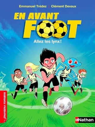 en avant foot allez les lynx nathan livre efant foot football cadeau