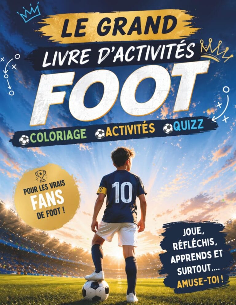 le grand livre d'activités foot