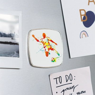 magnet aimant frigo foot football footballeur cadeau