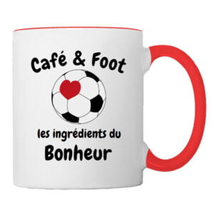 cadeau homme personnalisé foot tasse personnalisée aime le foot