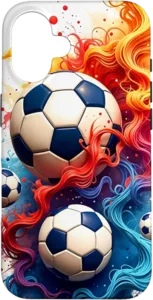 coque protection iphone foot football ballon couleur iphone 7 8 XE XR 11 12 13 14 15 16 pro mas plus