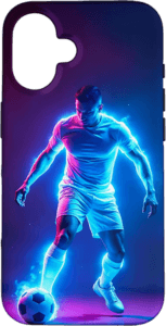 coque protection iphone foot football joueur de foot footballeur iphone 16 15 14 13 12 11 XR 7 8