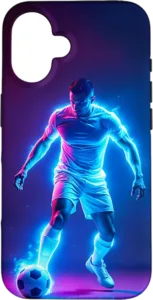 coque protection iphone foot football joueur de foot footballeur iphone 16 15 14 13 12 11 XR 7 8