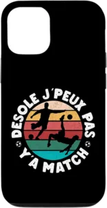 coque protection iphone foot football je peux pas ya match iphone 16 15 14 13 12 11 X XR SE 7 8 pro max plus