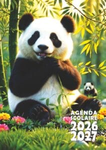 agenda scoaire panda 2026 2027