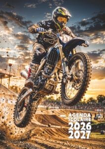 agenda scolaire motocross 2026 2027 moto de cross